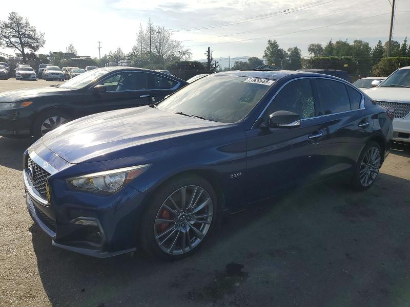 2018 Infiniti Q50 მანქანა იყიდება აუქციონზე, vin: JN1FV7AR6JM481080, აუქციონის ნომერი: 73900665
