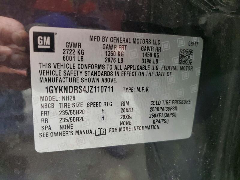 Aukcja sprzedaży 2018 Cadillac Xt5 Luxury, vin: 1GYKNDRS4JZ110711, numer aukcji: 74815765