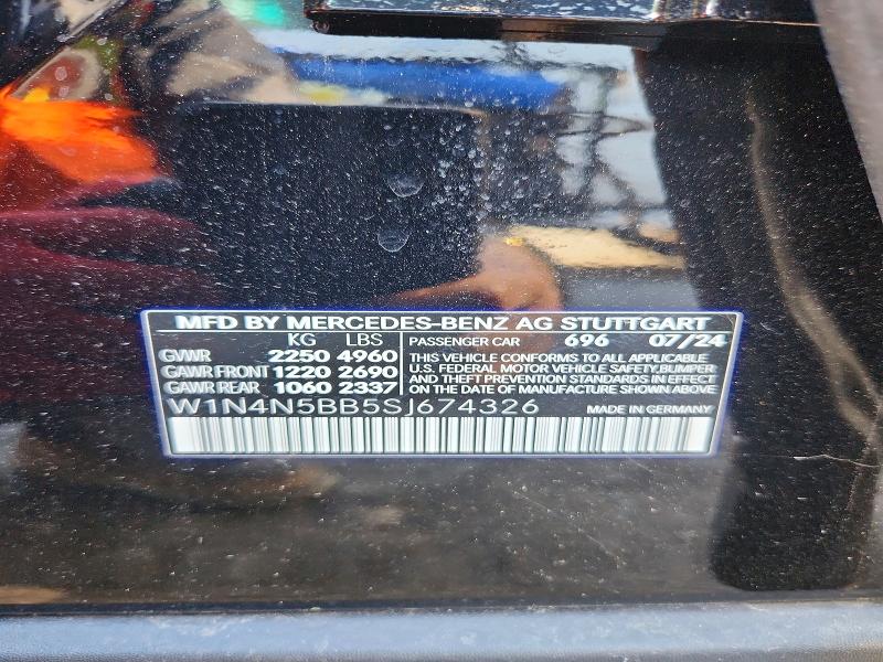 Aukcja sprzedaży 2025 Mercedes-benz Gla 35 Amg, vin: W1N4N5BB5SJ674326, numer aukcji: 74623485
