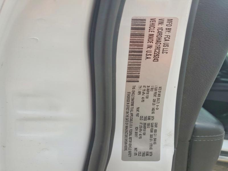 75574865 :رقم المزاد ، 1C4RDHAG1RC226243 vin ، 2024 Dodge Durango مزاد بيع