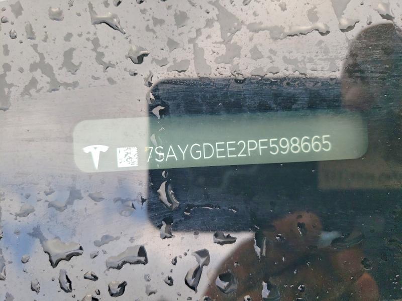 Продажа на аукционе авто 2023 Tesla Model Y, vin: 7SAYGDEE2PF598665, номер лота: 72767155