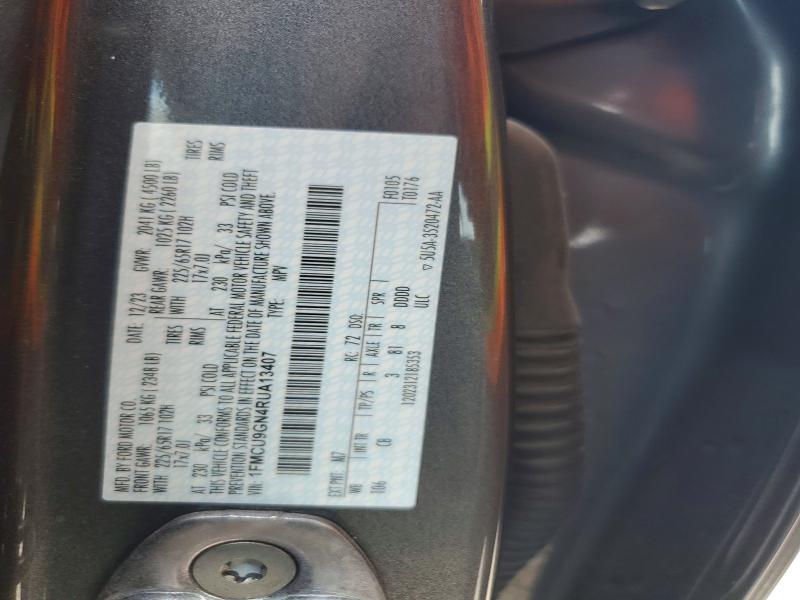 Aukcja sprzedaży 2024 Ford Escape, vin: 1FMCU9GN4RUA13407, numer aukcji: 73706545