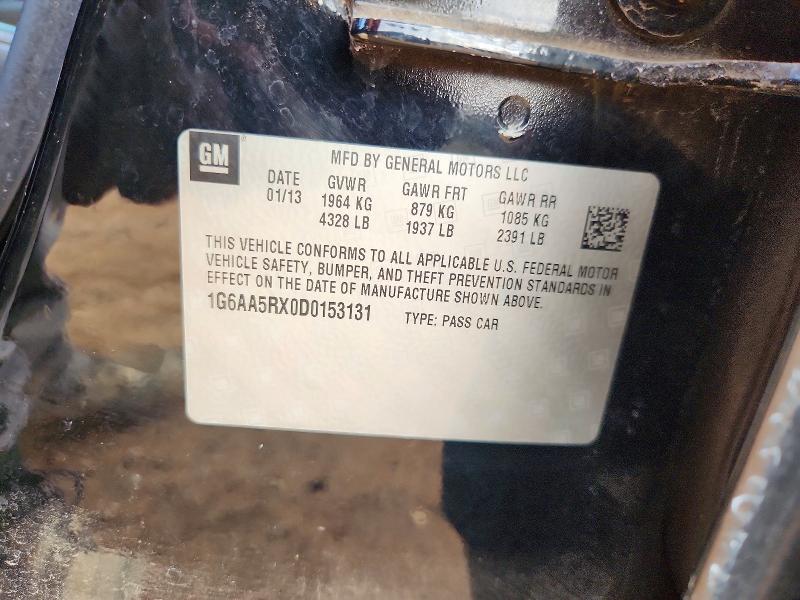 2013 Cadillac Ats მანქანა იყიდება აუქციონზე, vin: 1G6AA5RX0D0153131, აუქციონის ნომერი: 99526635