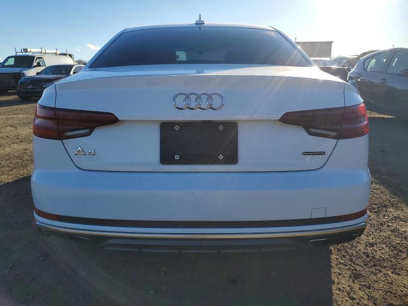 2019 Audi A4 მანქანა იყიდება აუქციონზე, vin: WAUDNAF46KN018105, აუქციონის ნომერი: 99137665