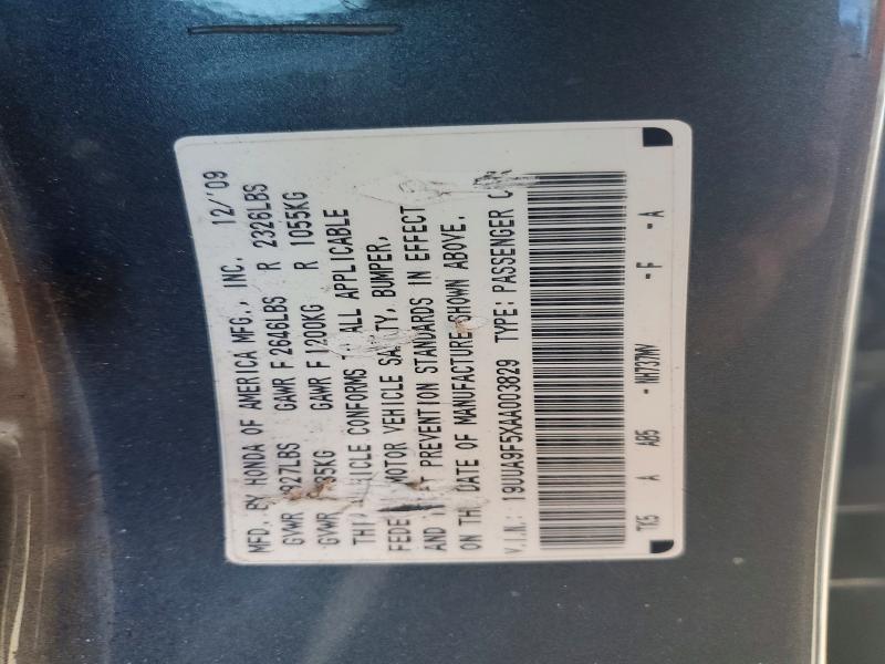 Aukcja sprzedaży 2010 Acura Tl, vin: 19UUA9F5XAA003829, numer aukcji: 99575925