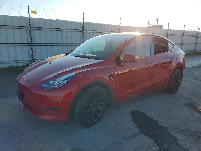 72813825 :رقم المزاد ، 5YJYGDEE8MF206491 vin ، 2021 Tesla Model Y مزاد بيع