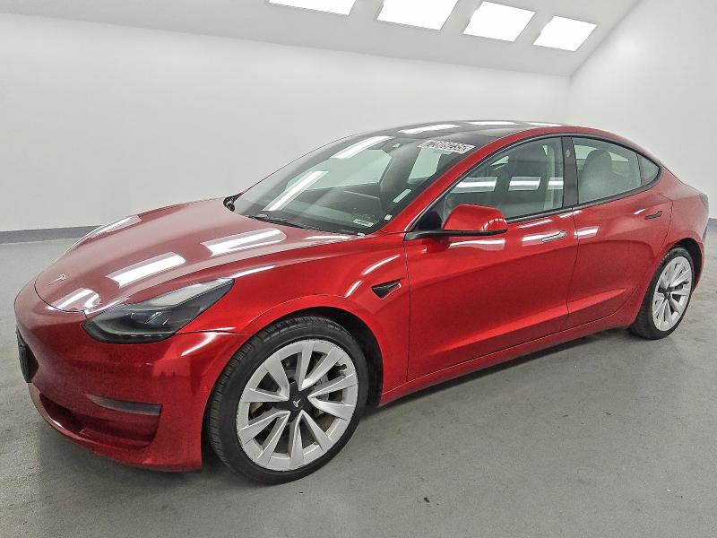 Aukcja sprzedaży 2022 Tesla Model 3, vin: 5YJ3E1EAXNF304189, numer aukcji: 72809235