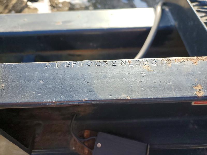 72956755 :رقم المزاد ، 5VGFW5032NL003747 vin ، 2022 Kaufman Cartrailer مزاد بيع
