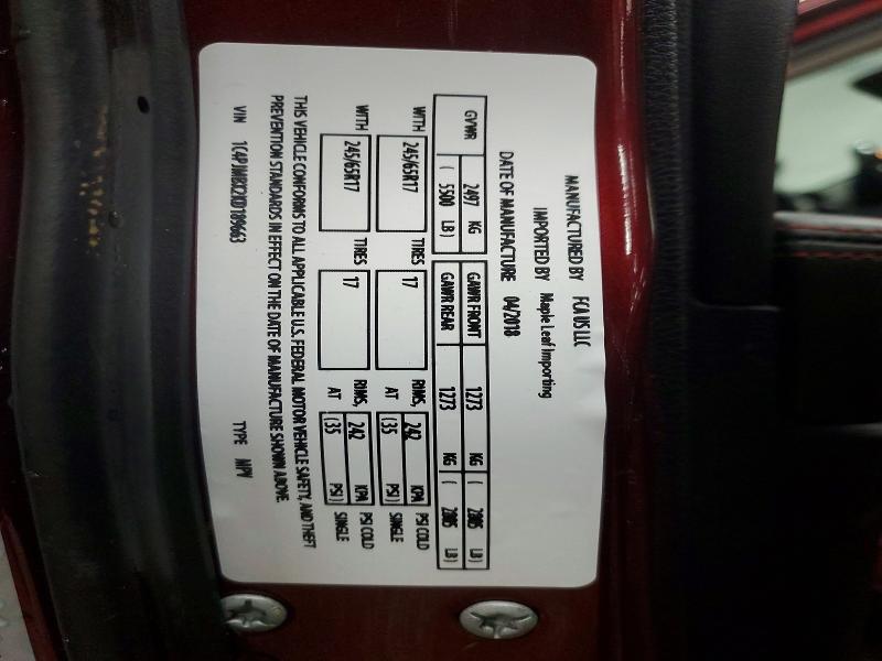 Продажа на аукционе авто 2019 Jeep Cherokee, vin: 1C4PJMBX2KD189663, номер лота: 73855495