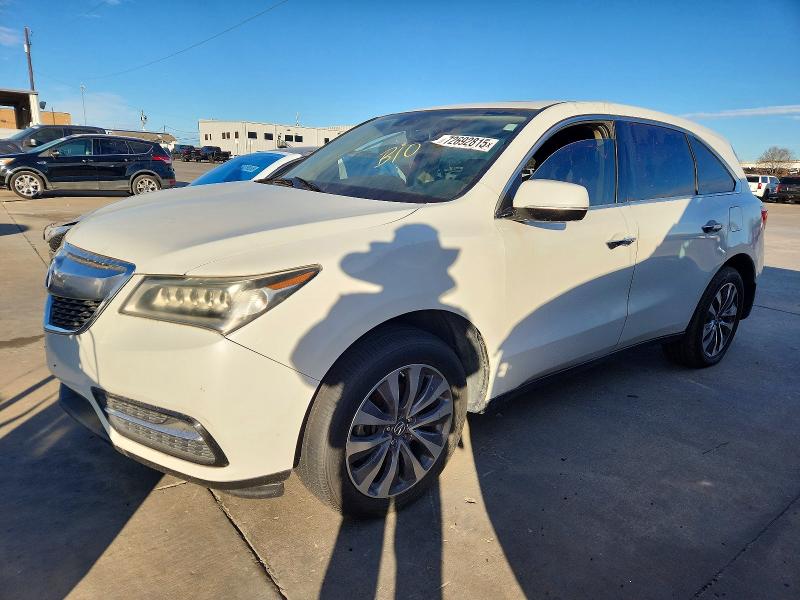 Продажа на аукционе авто 2014 Acura Mdx, vin: 5FRYD3H4XEB016004, номер лота: 72692815