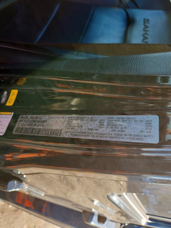 2021 Jeep Wrangler Unlimited მანქანა იყიდება აუქციონზე, vin: 1C4JJXP60MW698889, აუქციონის ნომერი: 73887135