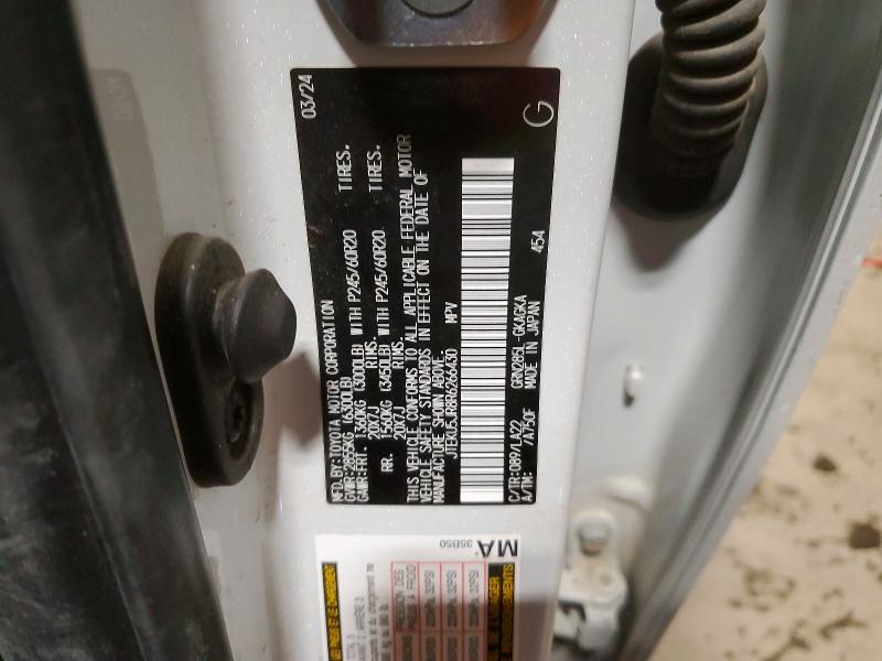 Aukcja sprzedaży 2024 Toyota 4runner Li, vin: JTEKU5JR8R6266430, numer aukcji: 74584875