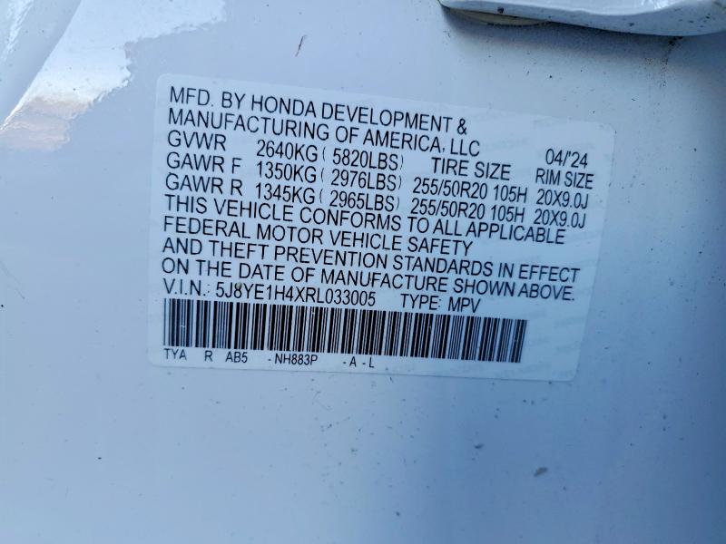 Продажа на аукционе авто 2024 Acura Mdx, vin: 5J8YE1H4XRL033005, номер лота: 72125755