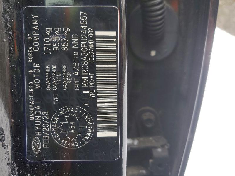 98766465 :رقم المزاد ، KMHRC8A30PU244557 vin ، 2023 Hyundai Venue مزاد بيع