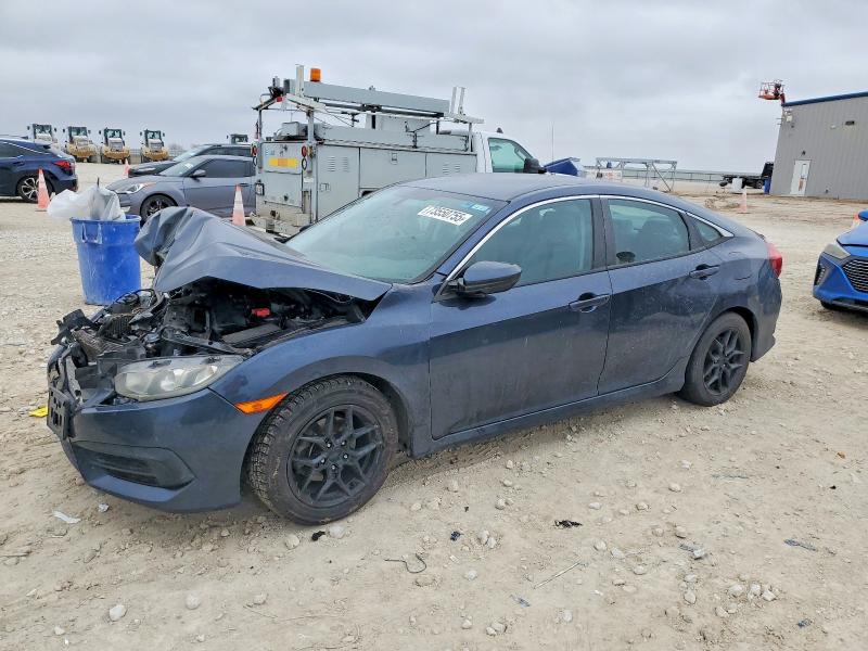 73550755 :رقم المزاد ، 19XFC2F52GE094822 vin ، 2016 Honda Civic Lx مزاد بيع
