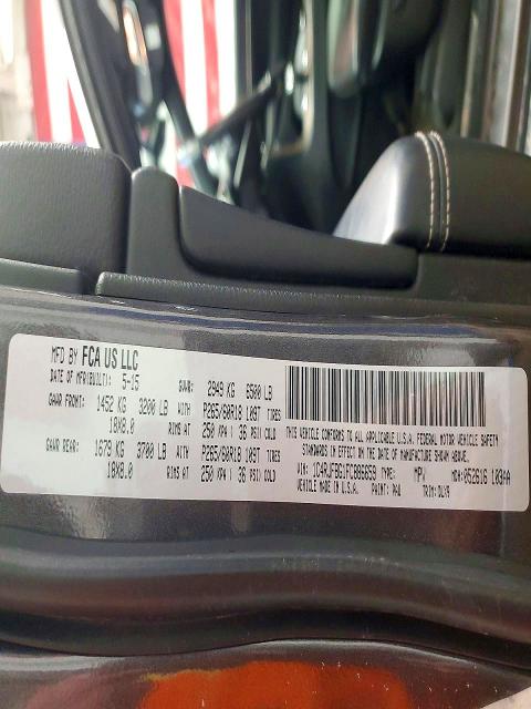 Продажа на аукционе авто 2015 Jeep Grand Cherokee, vin: 1C4RJFBG1FC886659, номер лота: 74409665