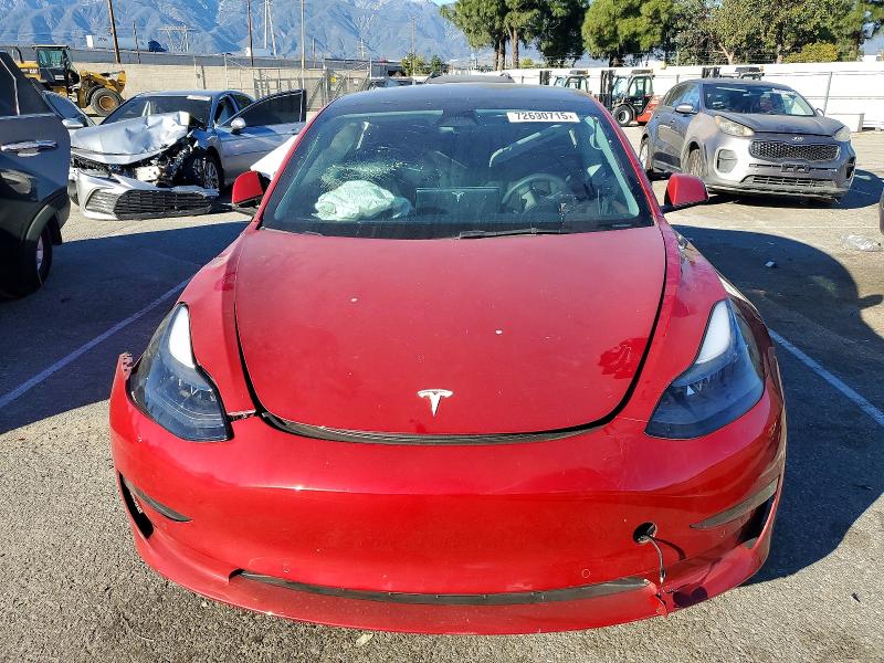 72690715 :رقم المزاد ، 5YJ3E1EA2NF362443 vin ، 2022 Tesla Model 3 مزاد بيع