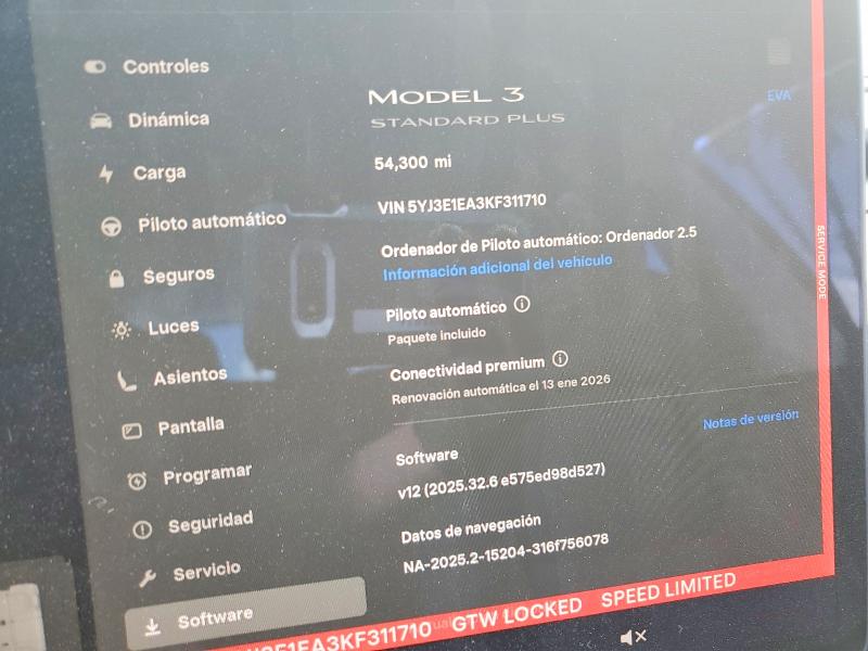 Aukcja sprzedaży 2019 Tesla Model 3, vin: 5YJ3E1EA3KF311710, numer aukcji: 98577715