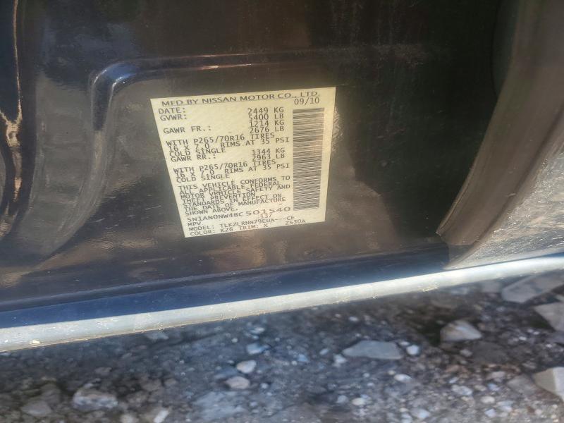Продажа на аукционе авто 2011 Nissan Xterra, vin: 5N1AN0NW4BC501540, номер лота: 98721375