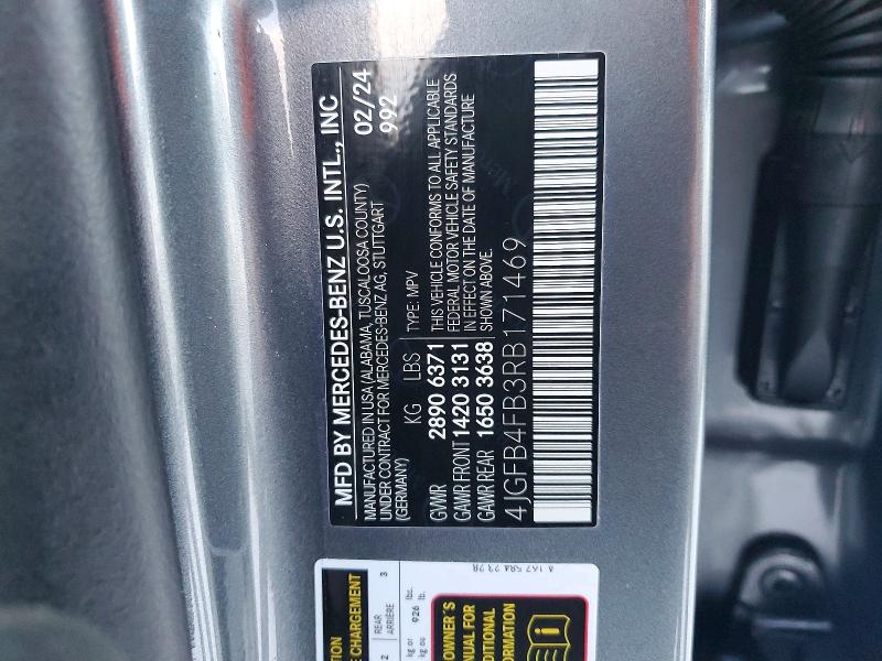 Продаж на аукціоні авто 2024 Mercedes-benz Gle 350 4m, vin: 4JGFB4FB3RB171469, номер лоту: 73973455