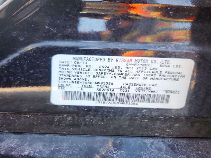 Продажа на аукционе авто 2014 Infiniti Q50 Base, vin: JN1BV7AR8EM693354, номер лота: 98986815