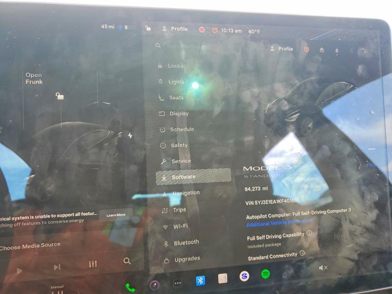 74960045 :رقم المزاد ، 5YJ3E1EA1KF401681 vin ، 2019 Tesla Model 3 مزاد بيع