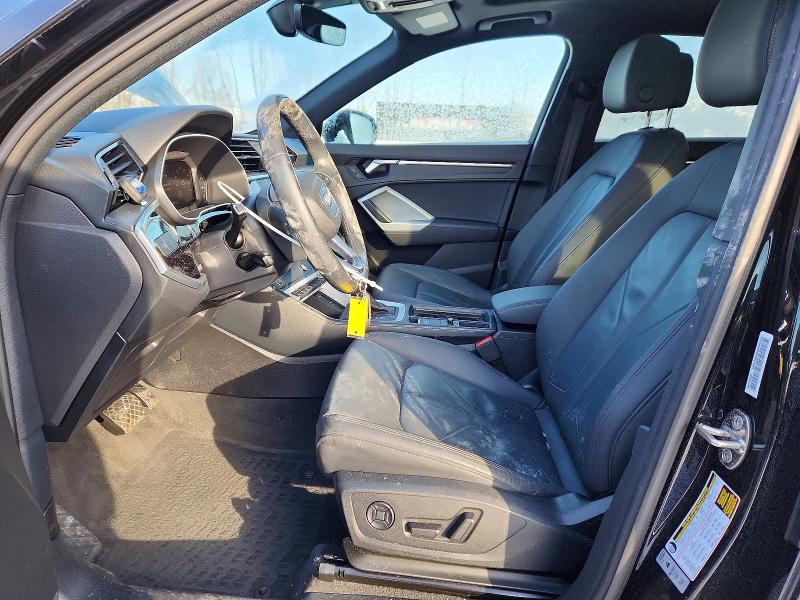2022 Audi Q3 მანქანა იყიდება აუქციონზე, vin: WA1AUCF34N1052321, აუქციონის ნომერი: 74555155
