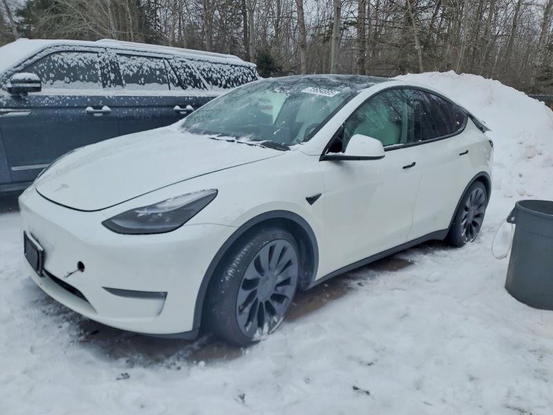Auction sale of the 2022 Tesla Truck/van Model Y 75d Performa, vin: 7SAYGDEF4NF515601, lot number: 73654995
