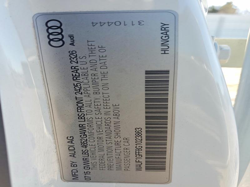 Продажа на аукционе авто 2016 Audi S3, vin: WAUF1GFF8G1023863, номер лота: 72682135
