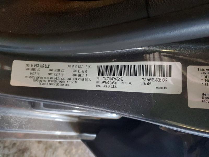73546835 :رقم المزاد ، 1C3CCCAB4FN682953 vin ، 2015 Chrysler 200 مزاد بيع