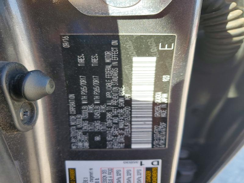 2016 Toyota 4runner მანქანა იყიდება აუქციონზე, vin: JTEBU5JR1G5376920, აუქციონის ნომერი: 98657485