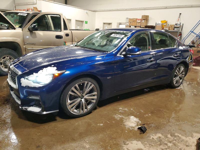 2019 Infiniti Q50s მანქანა იყიდება აუქციონზე, vin: JN1EV7AR3KM592957, აუქციონის ნომერი: 73297185