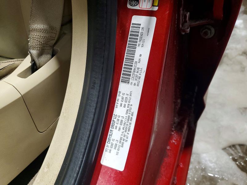 2010 Chrysler Sebring მანქანა იყიდება აუქციონზე, vin: 1C3CC5FB6AN121330, აუქციონის ნომერი: 74670685