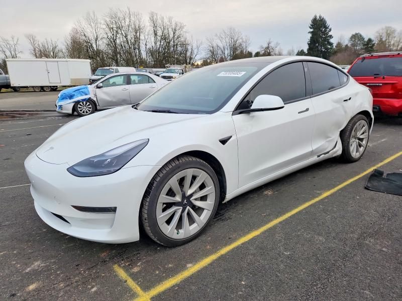 Aukcja sprzedaży 2022 Tesla Model 3, vin: 5YJ3E1EB7NF360387, numer aukcji: 73208485