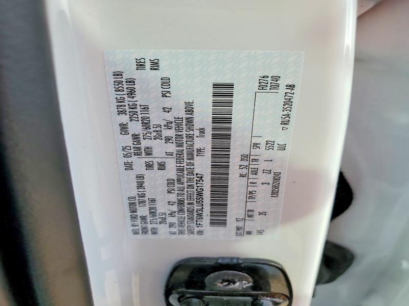 Aukcja sprzedaży 2025 Ford F150 Light, vin: 1FT6W3LU5SWG17547, numer aukcji: 98603715