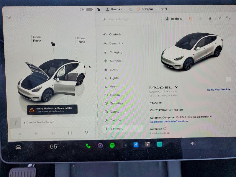 Продаж на аукціоні авто 2024 Tesla Model Y, vin: 7SAYGAEE4RF166130, номер лоту: 72755855
