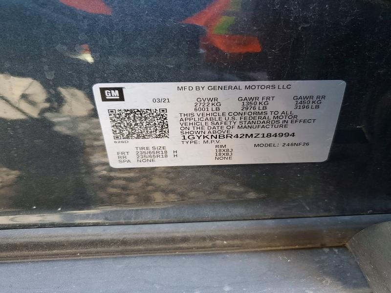 Продажа на аукционе авто 2021 Cadillac Xt5, vin: 1GYKNBR42MZ184994, номер лота: 74690505
