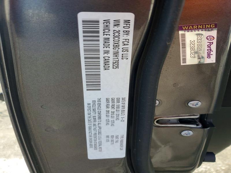 Продаж на аукціоні авто 2022 Dodge Charger, vin: 2C3CDXBG1NH179225, номер лоту: 72207835