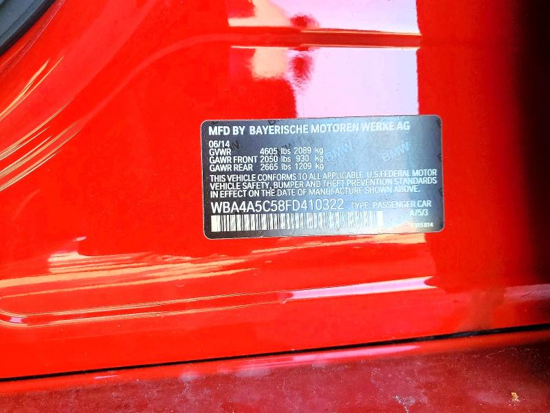 Продажа на аукционе авто 2015 Bmw 428, vin: WBA4A5C58FD410322, номер лота: 73825965