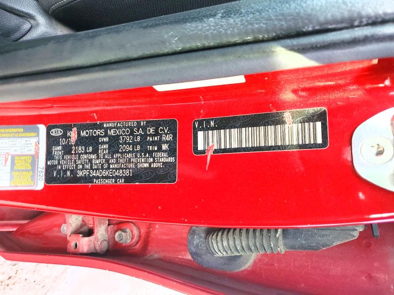 Продажа на аукционе авто 2019 Kia Forte, vin: 3KPF34AD6KE048381, номер лота: 99352875