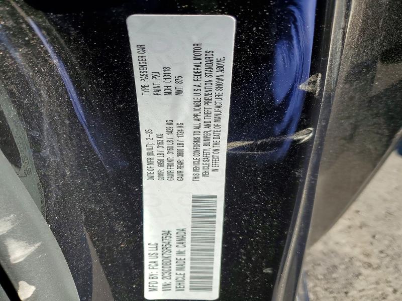 2025 Dodge Charger მანქანა იყიდება აუქციონზე, vin: 2C3CDBDK7SR547594, აუქციონის ნომერი: 74862275