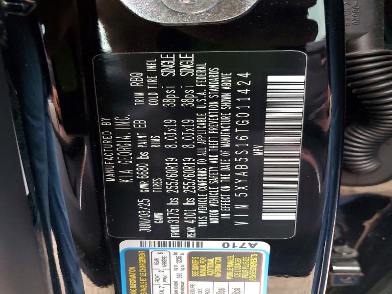 Продажа на аукционе авто 2026 Kia Ev9, vin: 5XYAB5S16TG011424, номер лота: 73036715