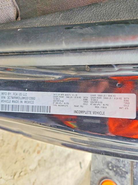 2021 Ram 5500 მანქანა იყიდება აუქციონზე, vin: 3C7WRMDL0MG512860, აუქციონის ნომერი: 52272276