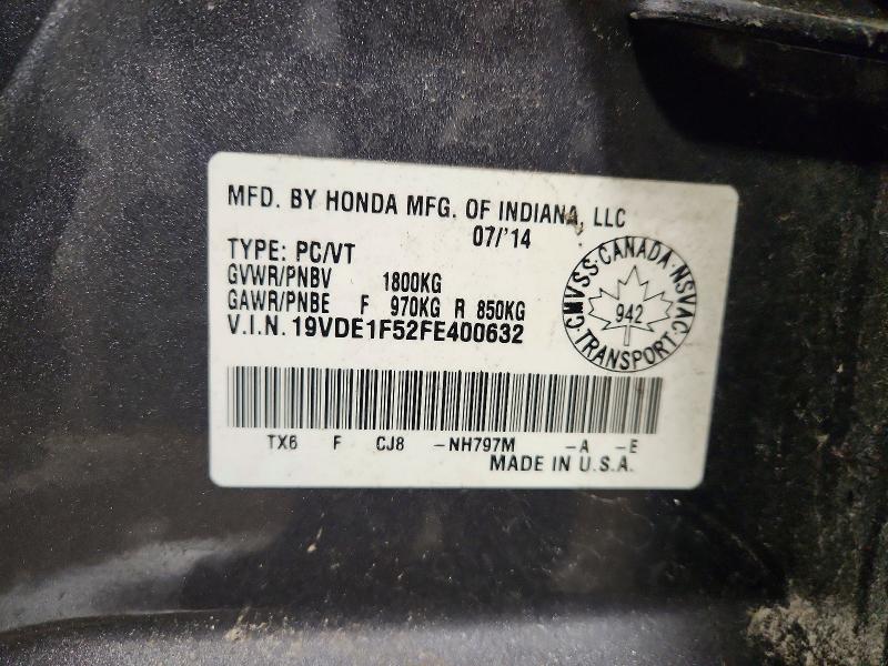 Продажа на аукционе авто 2015 Acura Ilx, vin: 19VDE1F52FE400632, номер лота: 74210935