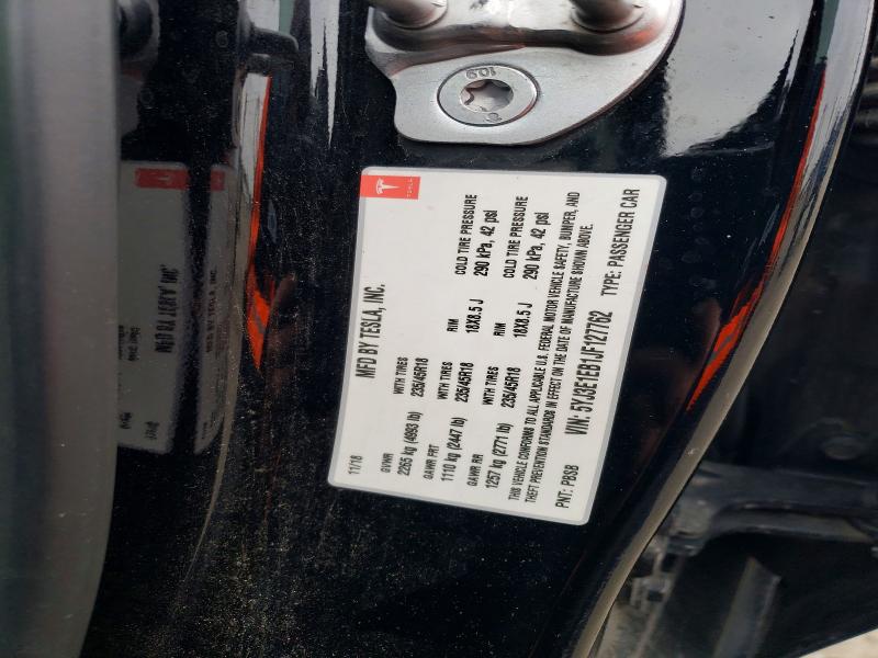 Aukcja sprzedaży 2018 Tesla Model 3, vin: 5YJ3E1EB1JF127762, numer aukcji: 97753625