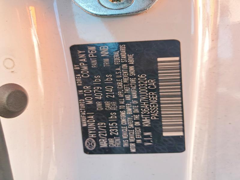 2019 Hyundai Veloster N მანქანა იყიდება აუქციონზე, vin: KMHT36AH7KU003206, აუქციონის ნომერი: 74912135