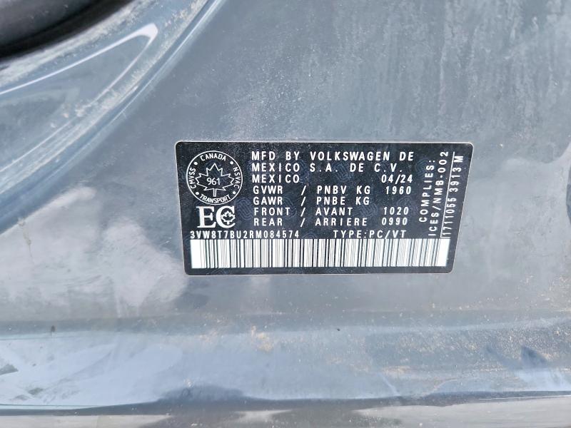 Продажа на аукционе авто 2024 Volkswagen Jetta 40th, vin: 3VW8T7BU2RM084574, номер лота: 72335095