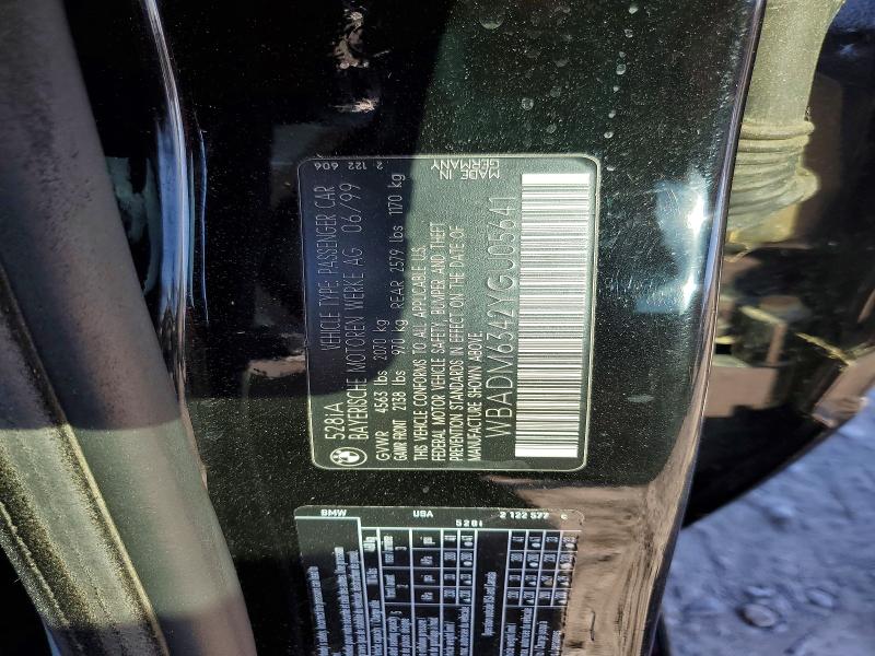 Продажа на аукционе авто 2000 Bmw 528, vin: WBADM6342YGU05641, номер лота: 99869715
