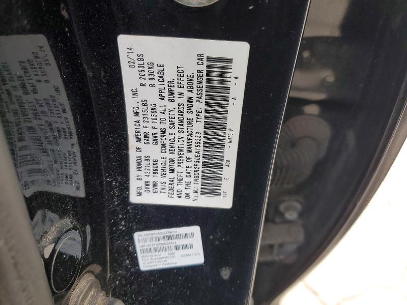 Продаж на аукціоні авто 2014 Honda Accord Spo, vin: 1HGCR2F50EA155359, номер лоту: 74485155