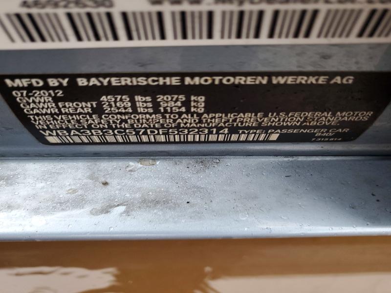 Продаж на аукціоні авто 2013 Bmw 328, vin: WBA3B3C57DF532314, номер лоту: 99893785